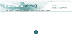 Desktop Screenshot of modesteherwig.eu
